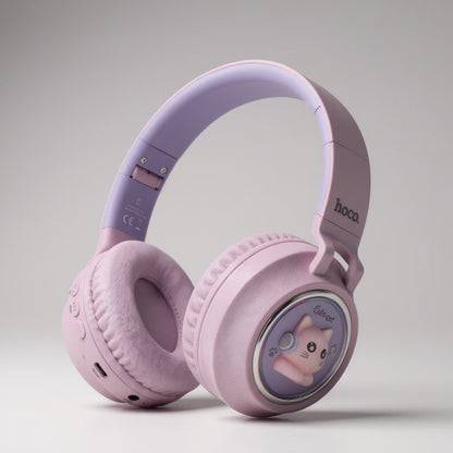 AURICULAR C/BLUETOOTH HOCO W50 ROSADO