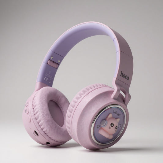 AURICULAR C/BLUETOOTH HOCO W50 ROSADO