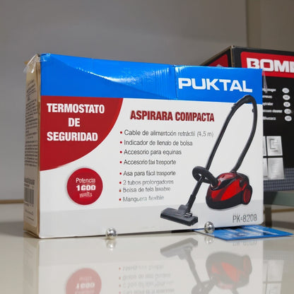 ASPIRADORA PUNKTAL 1600 W PK-8208
