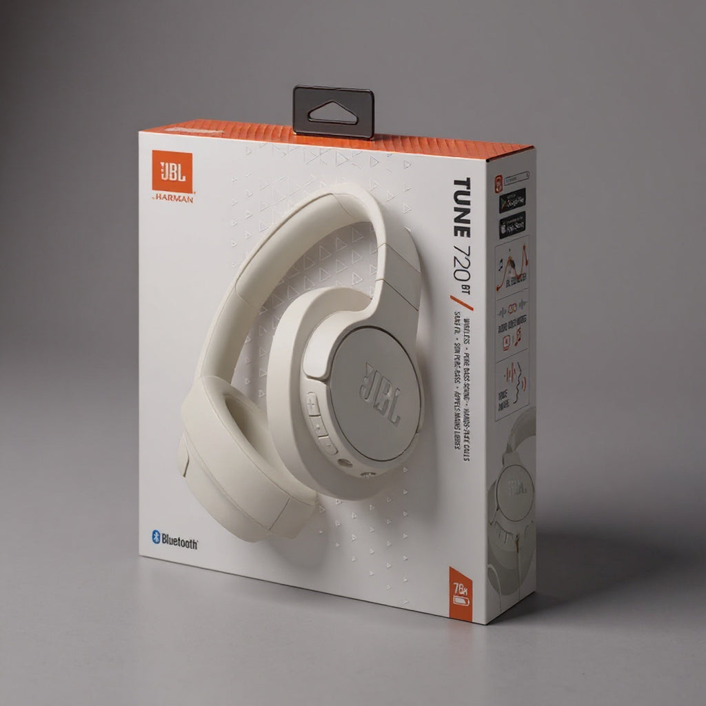 AURICULAR JBL INALAMBRICO TUNE720 BLANCO