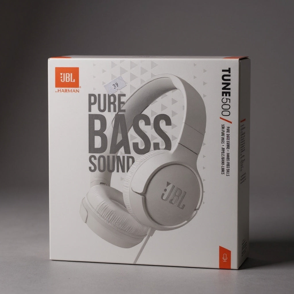 AURICULAR JBL T500 BLANCO