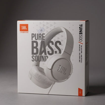 AURICULAR JBL T500 BLANCO