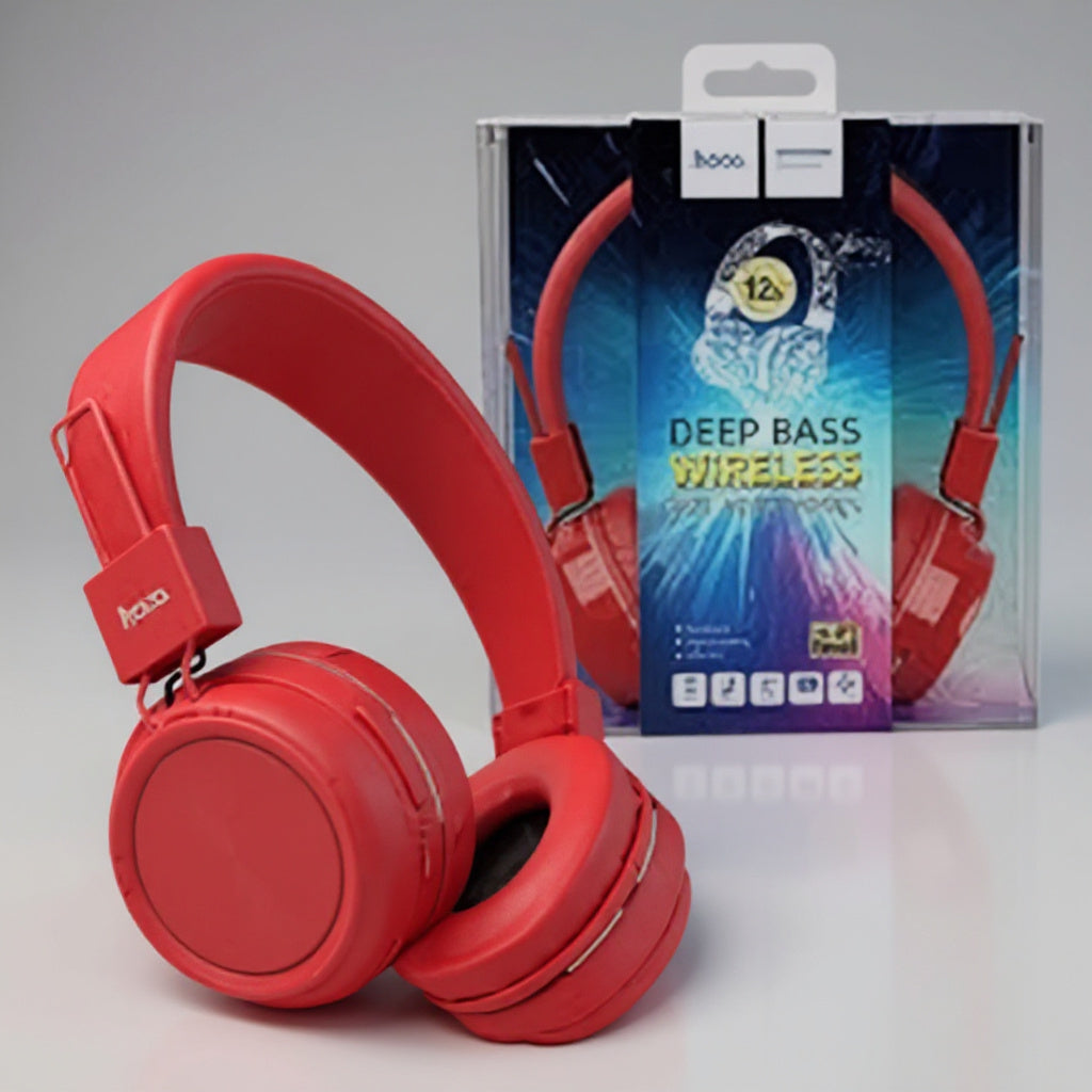 AURICULAR BLUETOOTH HOCO W25 ROJO