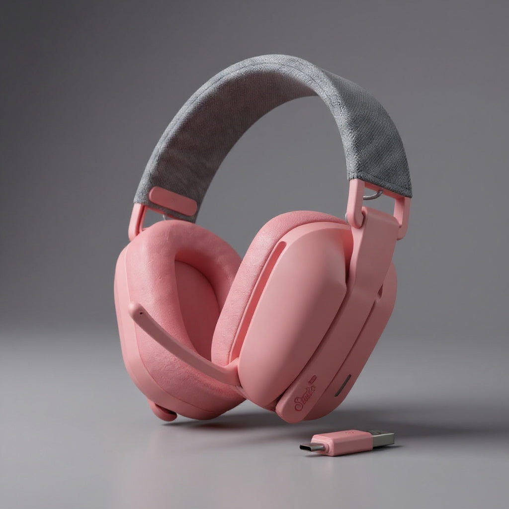 AURICULAR INALAMBRICO GAMING ROSADO