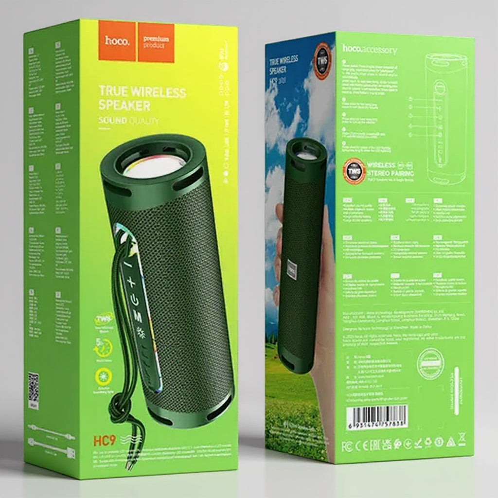 PARLANTE C/BLUETOOTH HOCO HC9 VERDE