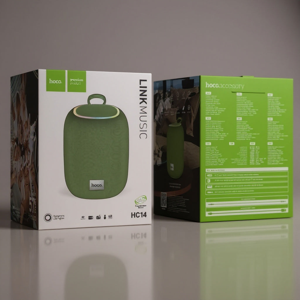 PARLANTE C/BLUETOOTH HOCO HC14 VERDE