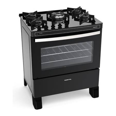 Cocina Punktal Agile Glass Pk-gl5 Gas/eléctrica 5 Hornallas