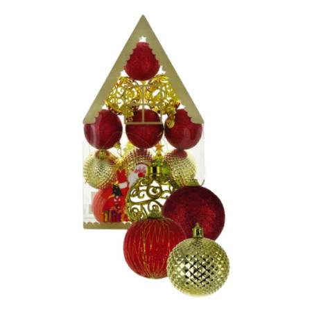 Chirimbolos 6 Cm X12 Casita Navidad 2098 Navidad Kanata - Imagen 2