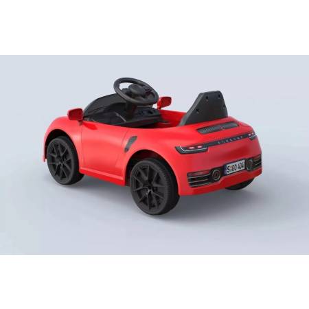 Auto A Batería Con Control Usb Luces Música Porsche Bebesit - Imagen 4