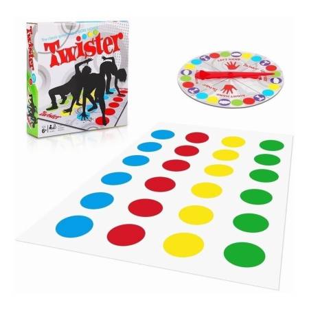 Juego En Caja Twister 999-105 Para Niños Alfombra Colores