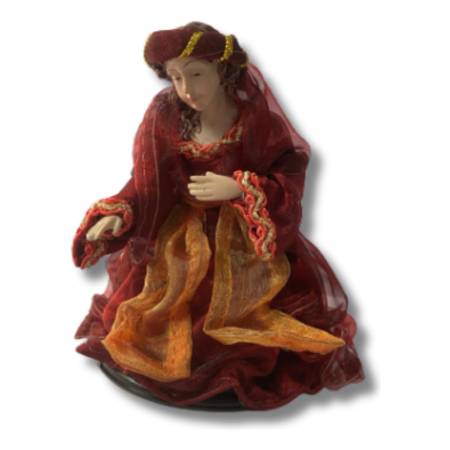 Pesebre Ceramica Y Tela Navideño 9 Pcs Navidad Kanata - Imagen 5