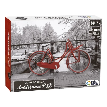 Juego Caja Puzzle 1000 Pcs Amsterdam Mundo Kanata