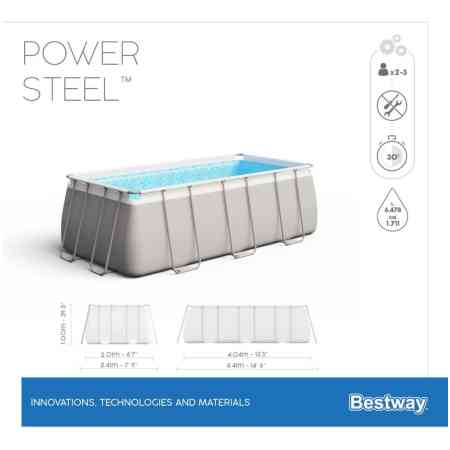 Piscina Estructural Rectangular Bestway 6478 Litros Kanata - Image 5