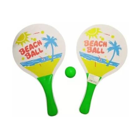 Juego Paletas Madera Sport Playa 8528 Mundo Kanata - Imagen 2