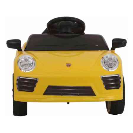 Auto A Bateria Tipo Porsche Amarillo 6v Para Niños - Bebesit - Image 2