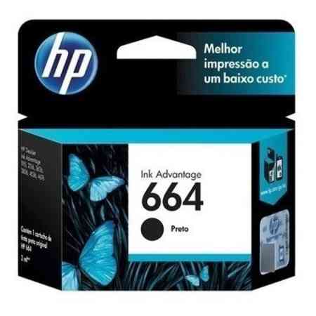 Cartucho Hp 664 Negro