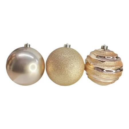 Chirimbolos 6 Cm X 12 Pcs Texturas 28462 Navidad Kanata