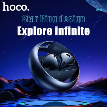 Hoco Tws Auriculares Inalámbricos Bluetooth 5.3 Con Anillo - Imagen 6
