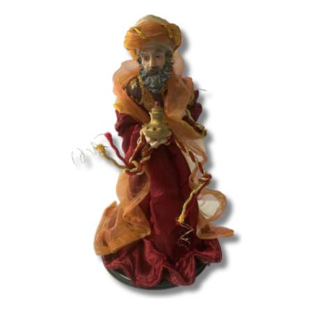 Pesebre Ceramica Y Tela Navideño 9 Pcs Navidad Kanata - Imagen 7