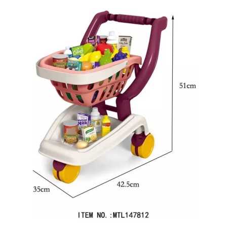 Carrito De Super Market 35 Piezas 922-13a Mundo Kanata - Imagen 2