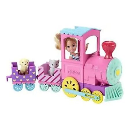 Muñeca Barbie Club Chelsea En Tren Frl86 Mundo Kanata