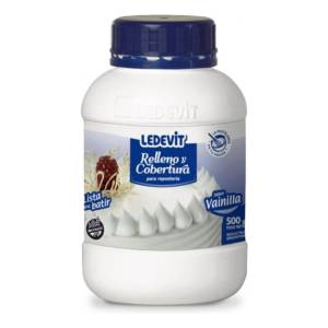 Relleno Y Cobertura Ledevit 500 Gr Vainilla