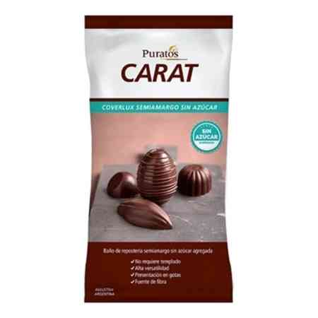 Chocolate Sin Azucar Carat 800 Grs Mundo Kanata