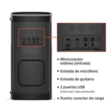 Parlante Sony Serie X Srs-xp500 Portátil Con Bluetooth - Image 8