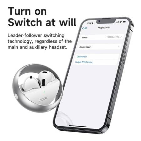 Hoco Tws Auriculares Inalámbricos Bluetooth 5.3 Con Anillo - Imagen 4