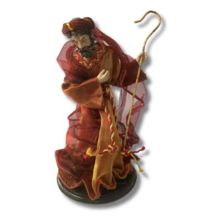 Pesebre Ceramica Y Tela Navideño 9 Pcs Navidad Kanata - Imagen 3