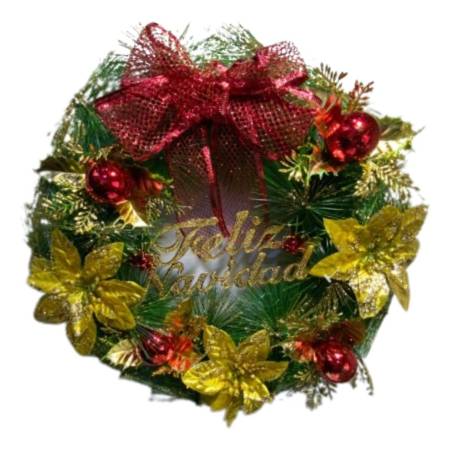 Adorno Corona Navidad 40 Cm 24264 Navidad Kanata