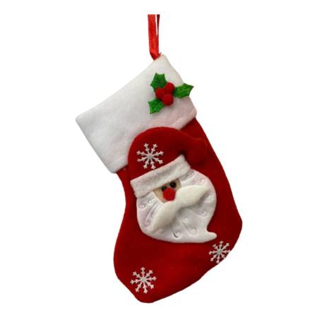 Bota Navideña Mini Afelpada 12698 Navidad Mundo Kanata
