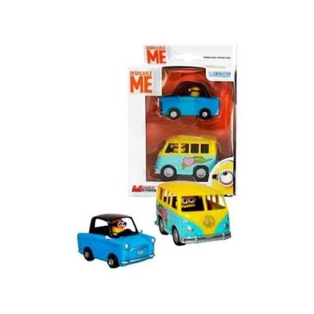 Muñeco Minions Con Vehiculos 53200 Mundo Kanata