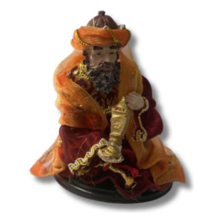 Pesebre Ceramica Y Tela Navideño 9 Pcs Navidad Kanata - Imagen 6