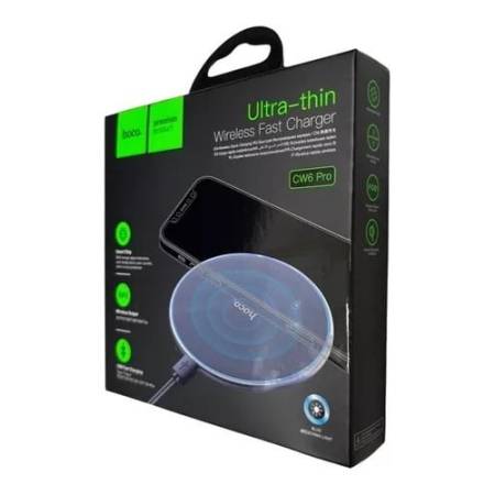 Cargador Inalámbrico Qi Hoco - Carga Rápida - Ultra Delgado - Imagen 3