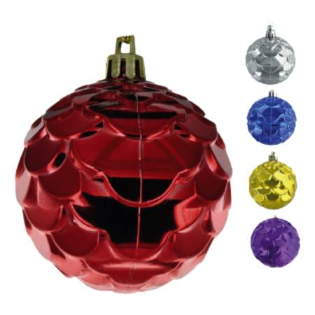 Chirimbolos X 6 Piña 6 Cm 18451 Navidad Kanata