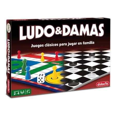 Juego De Mesa Ludo Damas Didacta Mundo Kanata