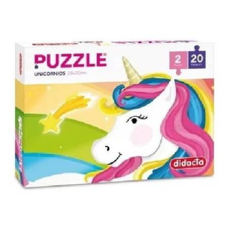 Juego Caja Puzzle Unicornio X 2 Mundo Kanata - Imagen 2
