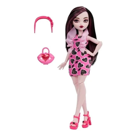 Monster High - Muñeca Básica Draculaura Articulada - Hky74 - Imagen 4
