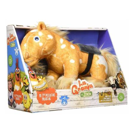 Peluche Caballo Percherón La Granja De Zenón Musical 35 Cm