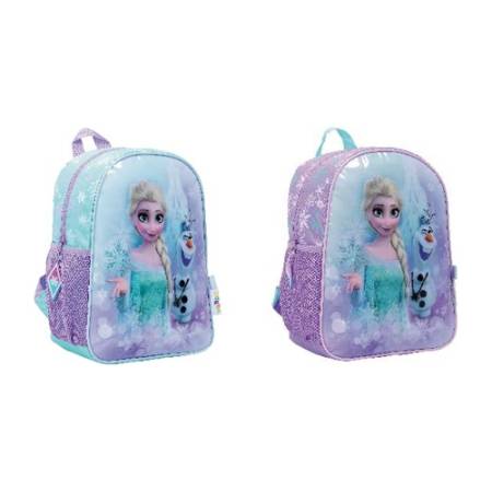 Mochila Frozen Básica Ice Line 30 Cm - Mundo Kanata