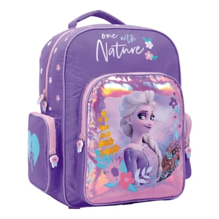 Mochila Espalda Frozen Elsa Nature 17 Escolar - Mundo Kanata