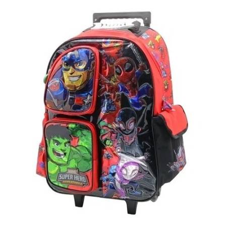 Mochila Avengers Super Hero Carrito 18'' Cresko - Kanata