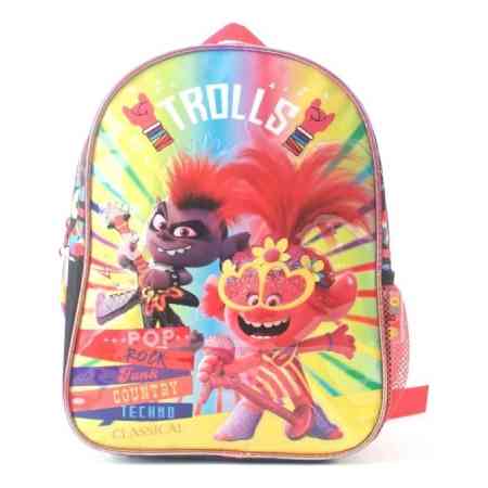 Mochila Dream Works Trolls Infantil Escolar - Mundo Kanata