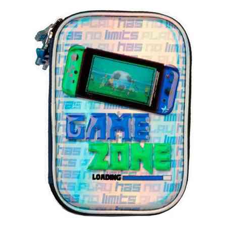 Cartuchera Game Zone Footy 2 Pisos Mundo Kanata