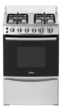 Cocina A Gas Con Grill Midea Mfo24ambmges Color Gris - Image 6