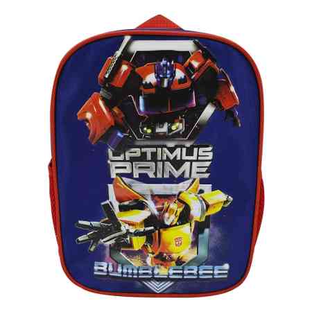 Mochila Infantil Transformers 30x23x10 Escolar Kanata