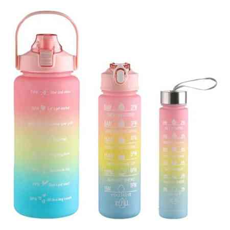 Botellas Cantimplora Sport Multiuso 3 En 1 Varios Colores