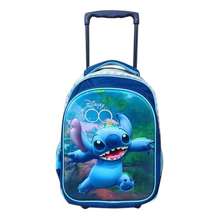 Mochila Con Caro Infantil 3d Stitch Disney Mundo Kanata - Imagen 2