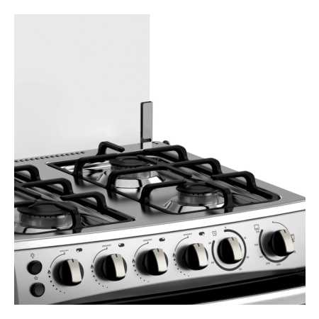 Cocina A Gas Con Grill Midea Mfo24ambmges Color Gris - Imagen 5